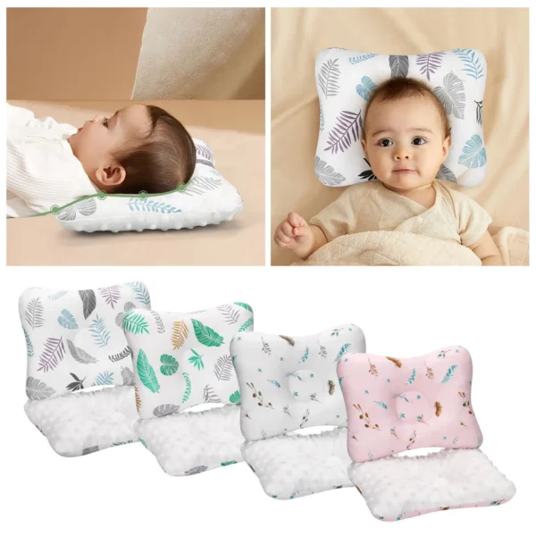 Pillow Square Type Cotton Sponge Filled Interior Breathable Headrest For Strollers And Travel Use Decorator Pillows for Sofa