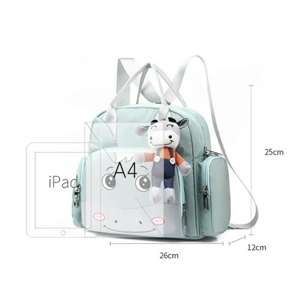 Cow Maternity Bag For Baby For Mom Cartoon Pattern Maternity Backpack Baby Nappy Bag Waterproof Travel Diaper Bags Packages - Image 5