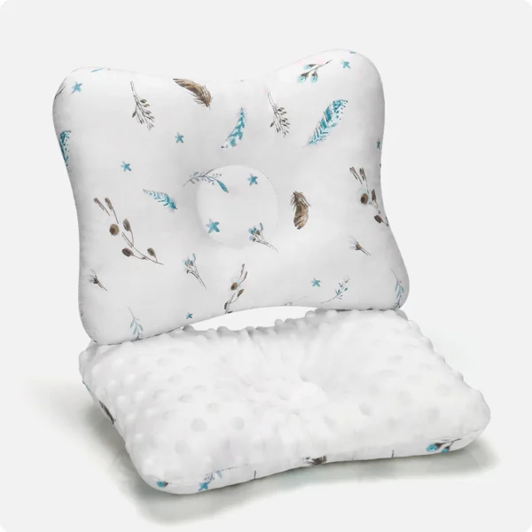 Pillow Square Type Cotton Sponge Filled Interior Breathable Headrest For Strollers And Travel Use Decorator Pillows for Sofa - Image 4