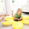 Baby bath mat Newborn flower bath mat Foldable bath cushion - Image 5