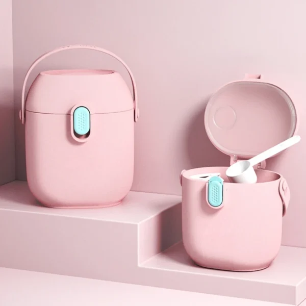 Portable Baby Food Storage Box BPA Free Formula Dispenser Cartoon Infant Milk Powder Box Toddler Snacks Cup Container - Image 4