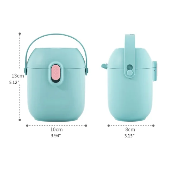 Portable Baby Food Storage Box BPA Free Formula Dispenser Cartoon Infant Milk Powder Box Toddler Snacks Cup Container - Image 6