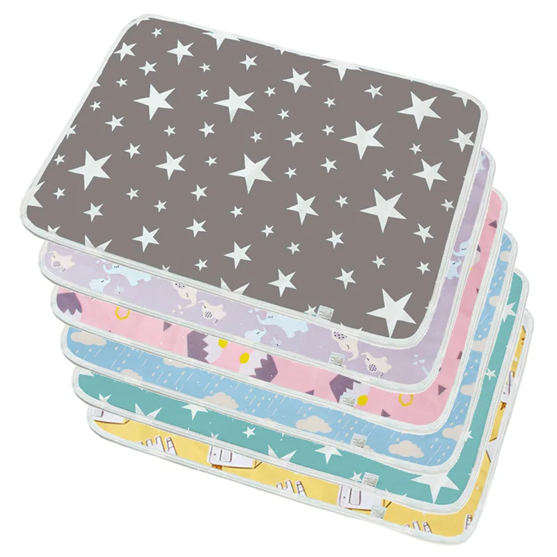 Baby Reusable Mattress Waterproof Diapering Changing Pads Cotton Washable Newborn Mattress Baby Changing Mat