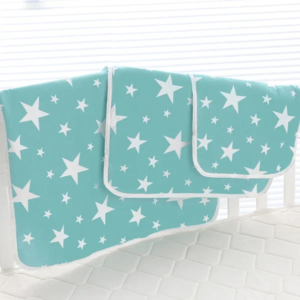 Baby Reusable Mattress Waterproof Diapering Changing Pads Cotton Washable Newborn Mattress Baby Changing Mat - Image 2