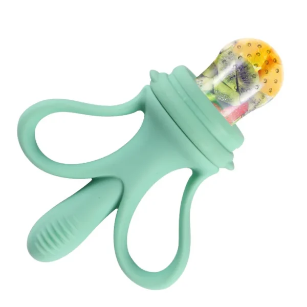 Baby Food Feeder Nibbler Baby Fruit Pacifiers Teat Mesh Feeder Chew Banana Silicone Teethers Baby Soother Feeding Nipple Dummy - Image 6