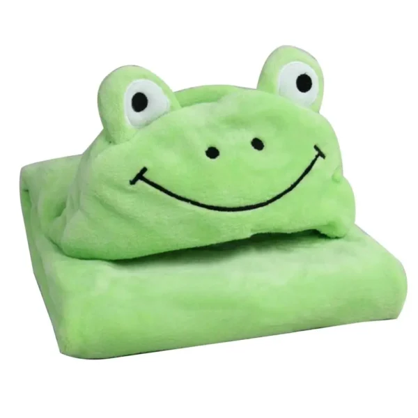 Soft Infant Baby Bath Towel Cute Flannel Baby Hooded Bathrobe Newborn Baby Woolen Blanket Bath Towels Children Towels - Image 5