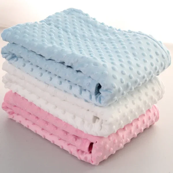 Baby Blankets Warm Fleece Thermal Newborn Soft Sleep Cover Cartoon Beanie Blankets Infant Bedding Swaddle Wrap Kids Bath Towel