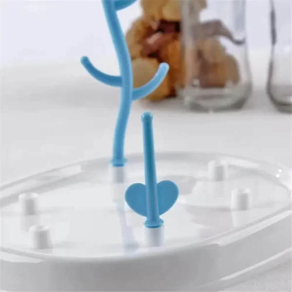 New Creative Tree-shaped Baby Bottle Drying Rack Multifunctional Baby Bottle Drain Rack Detachable Baby Bottle Rack - Image 2