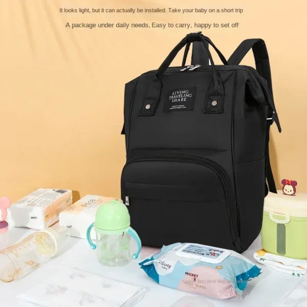 Nappy Backpack Diaper Bag Mummy Large Capacity Bag Mom Baby Multi-Function Waterproof Outdoor Travel Diaper Bags for Baby Care - Image 2