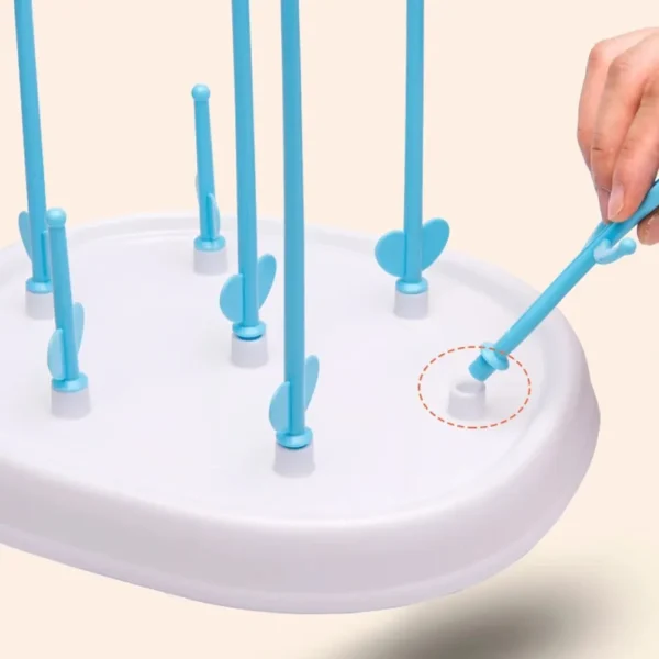New Creative Tree-shaped Baby Bottle Drying Rack Multifunctional Baby Bottle Drain Rack Detachable Baby Bottle Rack - Image 5