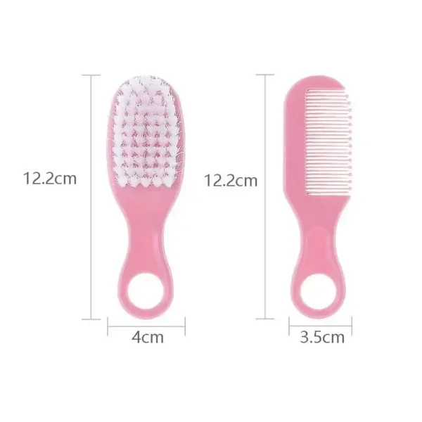 Baby Hairbrush Comb Portable Newborn Infant Toddlers Soft Hair Brush Head Massager Fetal Head Fat Comb Kids Hair Care Supplies - Image 2