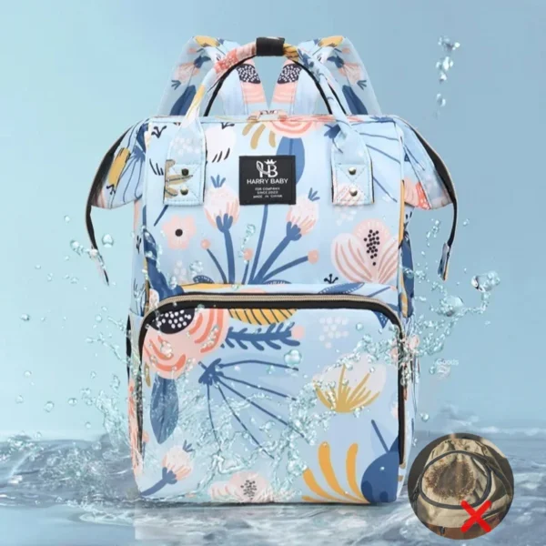 Fashion Print Nappy Backpack Bag Mummy Large Capacity Bag Mom Baby Multi-function Outdoor Travel Diaper Bags for Baby Care Stuff - Image 4
