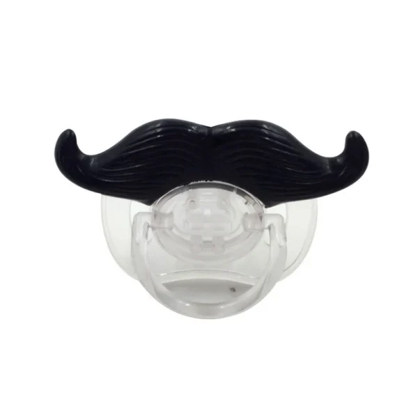 1 Piece Silicone Funny Nipple Dummy Baby Soother Joke Prank Toddler Pacy Orthodontic Nipples Beard Baby Pacifier - Image 4