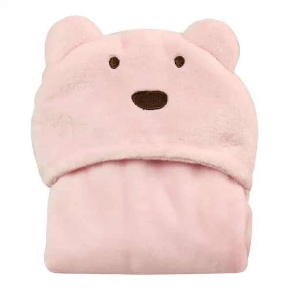 Soft Infant Baby Bath Towel Cute Flannel Baby Hooded Bathrobe Newborn Baby Woolen Blanket Bath Towels Children Towels - Image 6