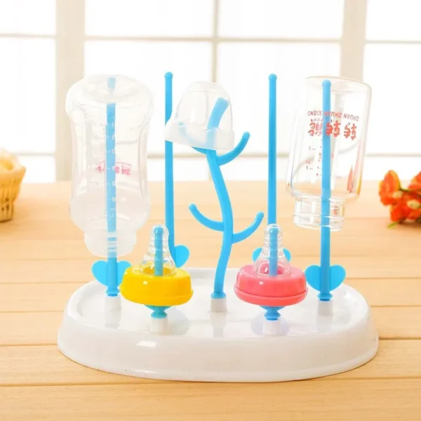 New Creative Tree-shaped Baby Bottle Drying Rack Multifunctional Baby Bottle Drain Rack Detachable Baby Bottle Rack - Image 3